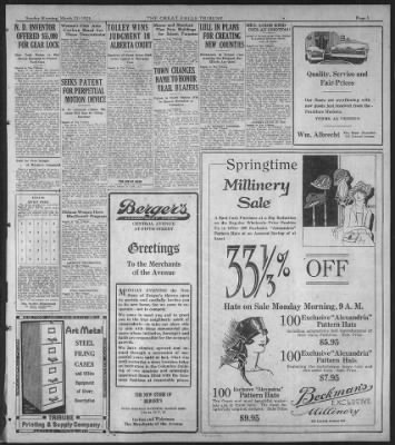 Great Falls Tribune from Great Falls, Montana on March 22, 1925 · Page 5