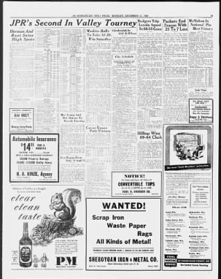 The Sheboygan Press from Sheboygan, Wisconsin on December 12, 1949 · Page 19