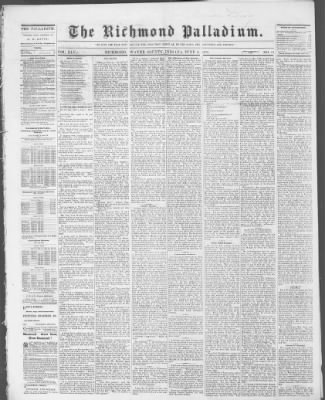 Richmond Weekly Palladium from Richmond, Indiana on June 2, 1875 · 1
