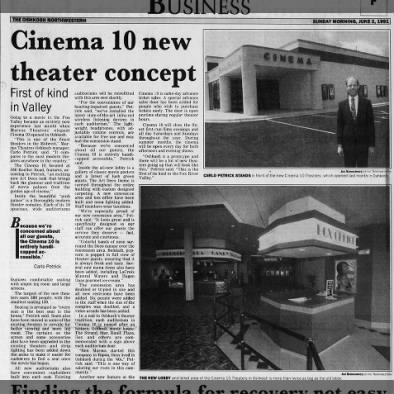Cinema 10 new theater concept