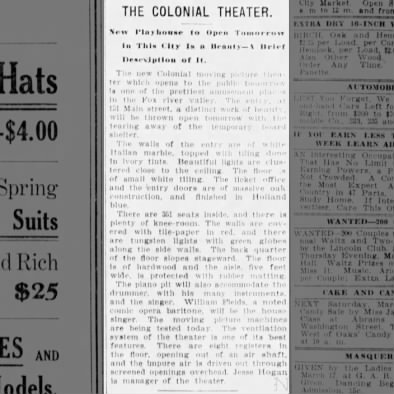 Colonial Theater opening