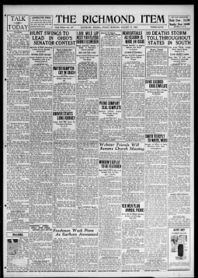 The Richmond Item from Richmond, Indiana on August 16, 1928 · Page 13