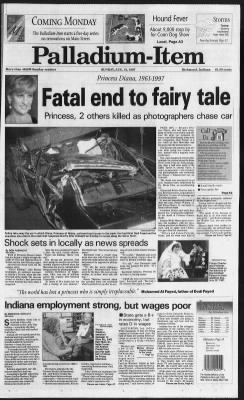 Palladium-Item from Richmond, Indiana on August 31, 1997 · Page 1