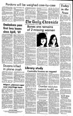 The Daily Chronicle from Centralia, Washington on September 11, 1974 · Page 1