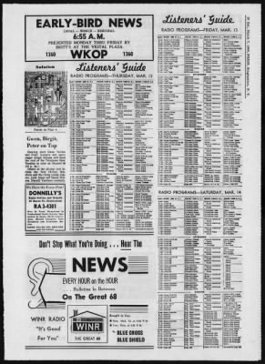 Press and Sun-Bulletin from Binghamton, New York on March 7, 1964 