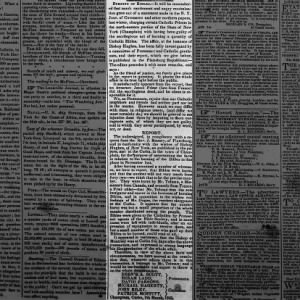Bibles burnt in NY - 19 Jul 1843 - NOLA newspaper