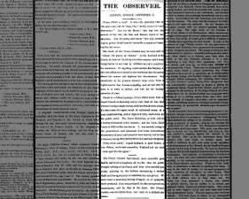 Newspaper reacts to the death of Victoria's husband, Prince Albert, in 1861 at age 42