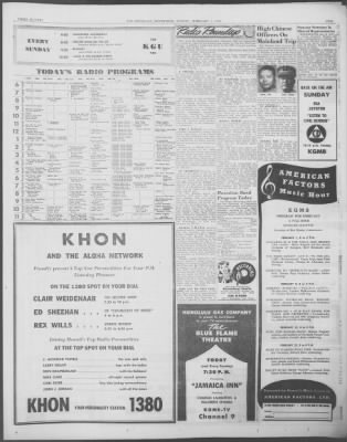 The Honolulu Advertiser from Honolulu, Hawaii on February 1, 1953 · 31