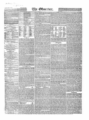 The Observer from London, Greater London, England on April 30, 1838 · 1