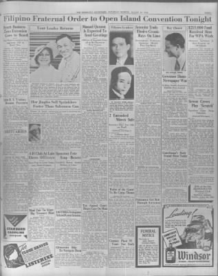 The Honolulu Advertiser from Honolulu, Hawaii on August 22, 1936 · 3