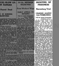 Nuremberg tribunal hears evidence against Ernst Kaltenbrunner, an SS leader