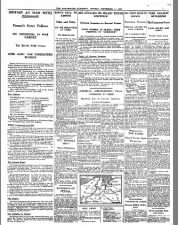British headlines about Germany's invasion of Poland and state of war with Britain and France