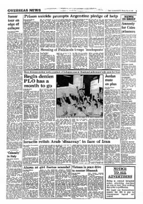 The Guardian from London, Greater London, England on July 19, 1982 · 5