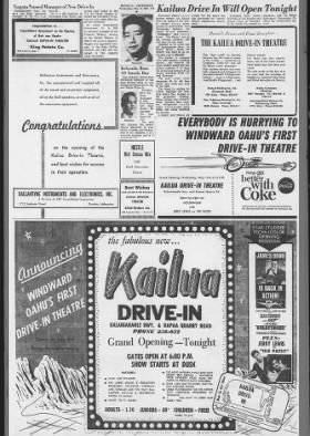 Kailua Drive-In opening