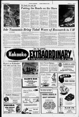 The Honolulu Advertiser from Honolulu, Hawaii on February 20, 1968 · 87