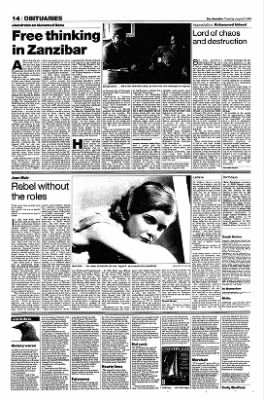 The Guardian from London, Greater London, England on August 6, 1996 · 14