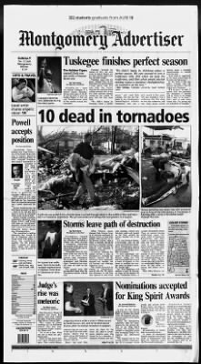 The Montgomery Advertiser from Montgomery, Alabama on December 17, 2000 · 1