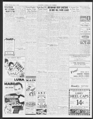 Journal and Courier from Lafayette, Indiana on June 15, 1936 · 9