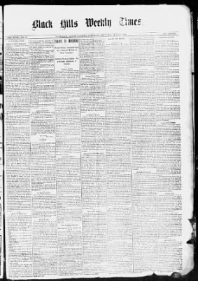 Black Hills Weekly Times from Deadwood, South Dakota on June 30, 1894 · 1