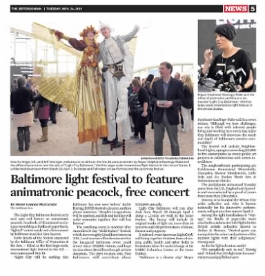 The Baltimore Sun from Baltimore, Maryland on November 24, 2015 · T5