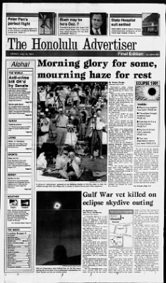 The Honolulu Advertiser from Honolulu, Hawaii on July 12, 1991 · 1