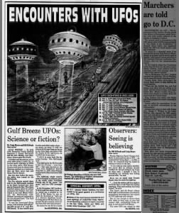 1990-03-11 Encounters with UFO's - Part 1

Pensacola News Journal (Pensacola, FL), p. 1A