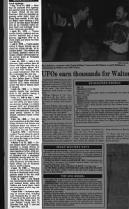 Chronology of Pensacola Area UFO Sightings