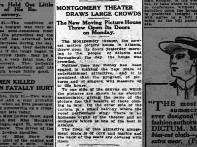 Montgomery theatre opening