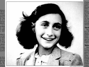 Photo of Anne Frank circa 1942, the year the Frank family went into hiding in the Secret Annex