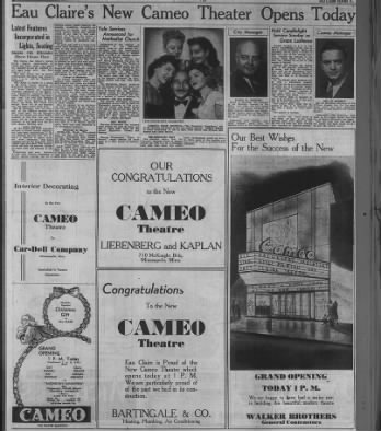Cameo theatre opening