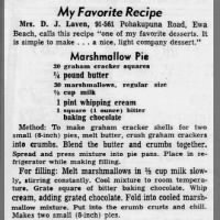 Marshmallow Pie (1965)