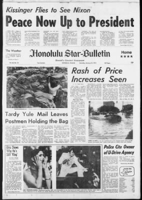 Honolulu Star-Bulletin from Honolulu, Hawaii on January 13, 1973 · 1