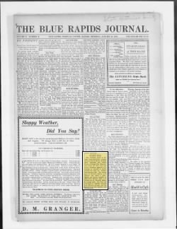 The Blue Rapids Journal
