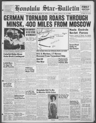 Honolulu Star-Bulletin from Honolulu, Hawaii on June 30, 1941 · 1