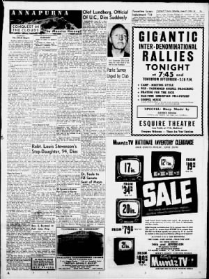 Oakland Tribune from Oakland, California on June 27, 1953 · 5