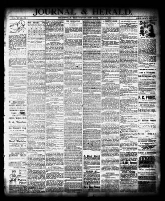 Springville Journal from Springville, New York on January 8, 1892 · 1