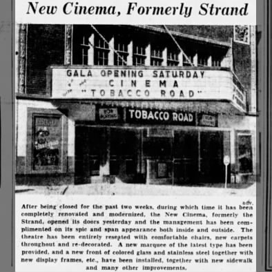 Cinema opening