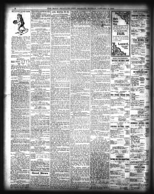 The Times-Picayune from New Orleans, Louisiana on January 2, 1899 