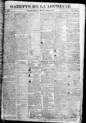 Louisiana State Gazette from New Orleans, Louisiana on June 1, 1819 · 1