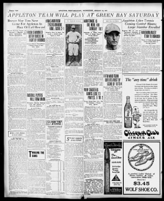 The Post-Crescent from Appleton, Wisconsin on August 16, 1922 · 10