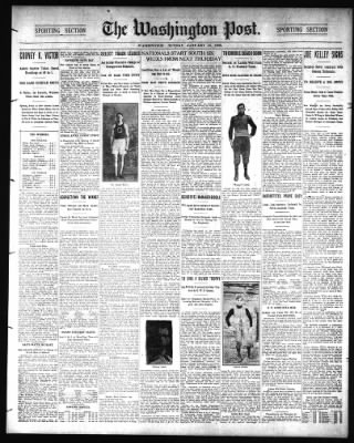 The Washington Post from Washington, District of Columbia on January 12, 1908 · Page 1