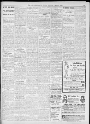 The Salt Lake Tribune from Salt Lake City, Utah on August 31, 1902 · 13
