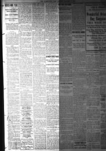 The Washington Post, Monday January 3, 1910.  World War Peril