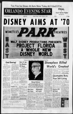 Orlando Evening Star from Orlando, Florida on February 2, 1967 · 1