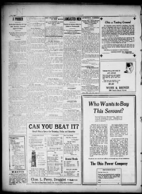 Lancaster Eagle-Gazette from Lancaster, Ohio • 8