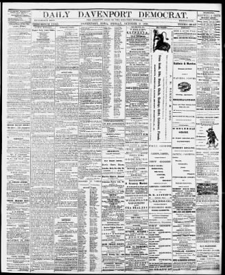 Quad-City Times from Davenport, Iowa on October 9, 1868 · 1