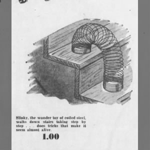 Slinky ad, 1947