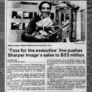 Toys for the Executive July 1982