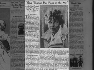 Interview with Amelia Earhart about women in aviation