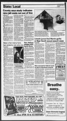 The Lincoln Star from Lincoln, Nebraska on January 30, 1988 · 4